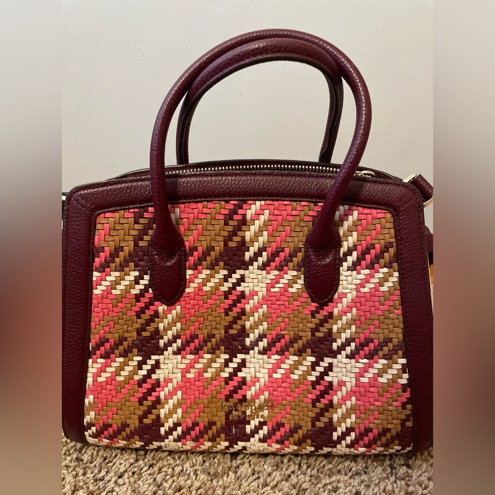 Kate Spade Knott Woven satchel